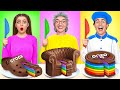 Me vs grandma cooking challenge  delicious kitchen hacks by teendo challenge