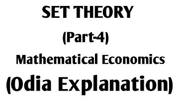 Set Theory|Part-4|Mathematical Economics|Set Relation|@learneconomics27