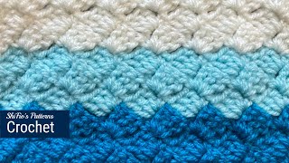 How to crochet the blanket stitch- basic crochet stitch- beginner | ShiFio's Patterns