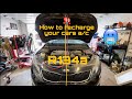 How to recharge your cars a/c