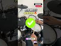 How to play 8th Notes on the HI HAT Correctly! ✅🥁