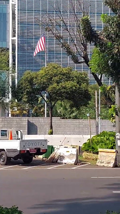 Download lagu American Embassy Building in Jakarta #americanembassy #jakarta #embassybuilding