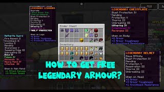 HOW TO GET FREE LEGENDARY ARMOUR IN APPLEMC || APPLE MC || BANANA REALM ||