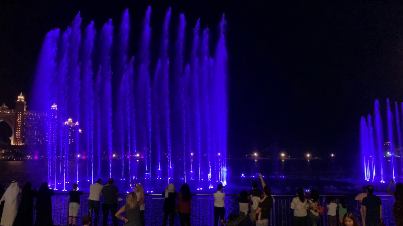 Dubai Attraction - The Palm Fountain ; “Billie Jean” Michael Jackson