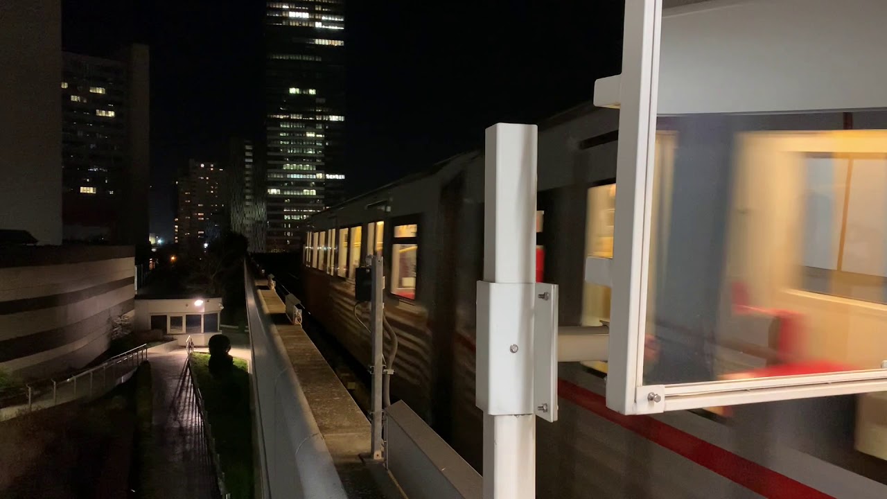 U1 Vienna - Kaisermühlen VIC | Nighttime Impressions - 20.01.2021