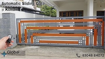 Automatic Sliding Gate motor installed at Kavanadu, Kollam | Gate Automation 📞 8304884072 #gatemotor