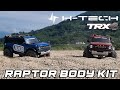 Trx4 bronco raptor  conversion kit  driving   h tech custom