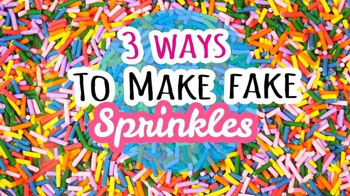 How to Make Deco Sprinkles | Squishies, Slime, Cra...