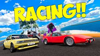 RACING vs RANDOM Configs! - BeamNG screenshot 1