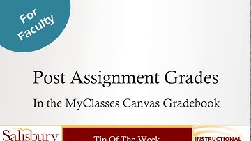 Grade Posting Policy - Post Grades