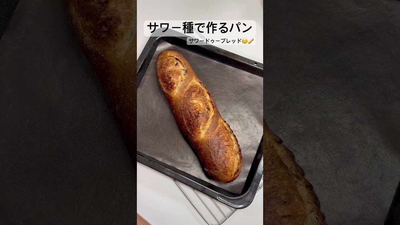 【サワー種で作るパン🥰🥖】 #サワー種 #サワードウ #サワードゥーブレッド #ドイツパン #フランスパン #パン #sourdoughbread #sourdough #jimin