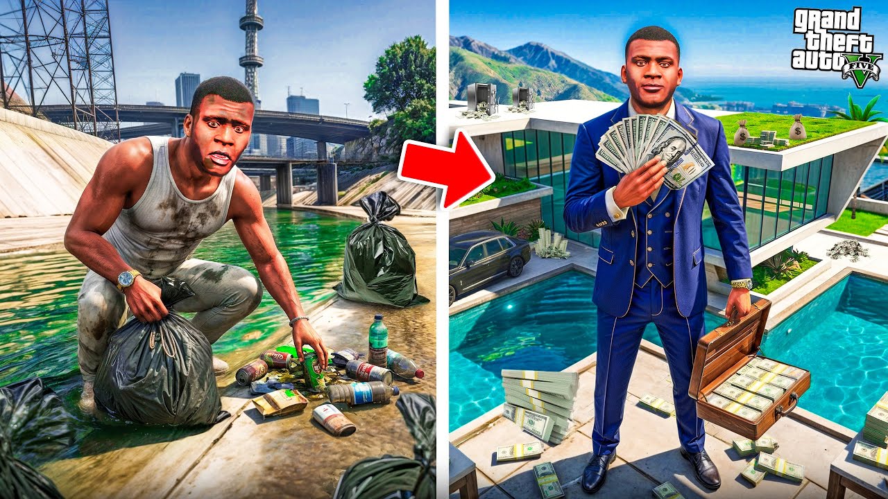 Franklin Become a Poor to Rich in GTA 5