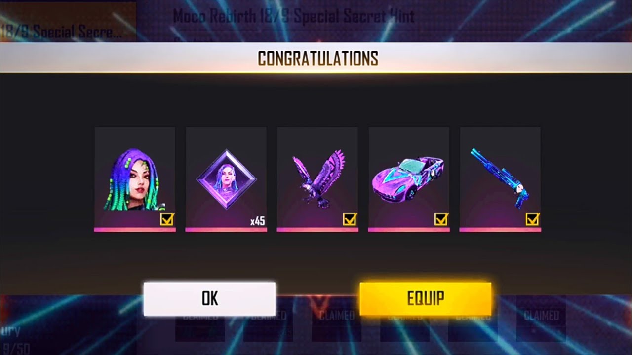 Moco Event Free Rewards Claim | Garena Free Fire