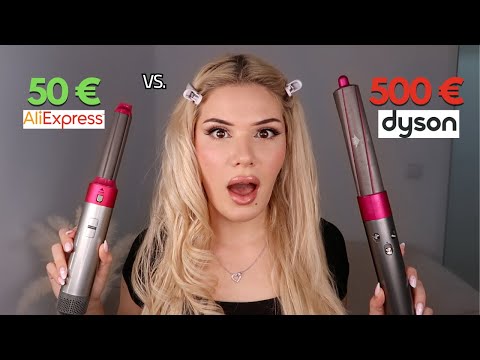 €50 AliExpress FAKE ❌ vs. €500 Dyson Airwrap ORIGINAL 💸 | Is cheap just as good as expensive? 🤔