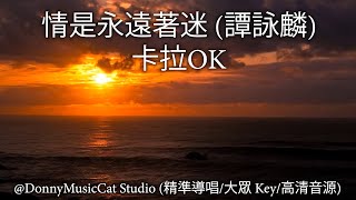 情是永遠著迷 (譚詠麟) - 卡拉OK (精準導唱/大眾 Key/高清音源)