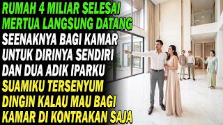 Rumah baru selesai dibangun. Mertua langsung membagi kamar, tapi suamiku memberi jawaban telak.