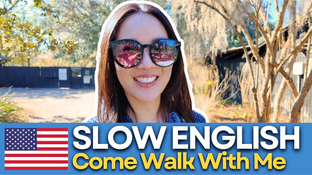 Come Walk With Me 🇺🇸 | Slow English in a Garden and Farm (Comprehensible Input)
