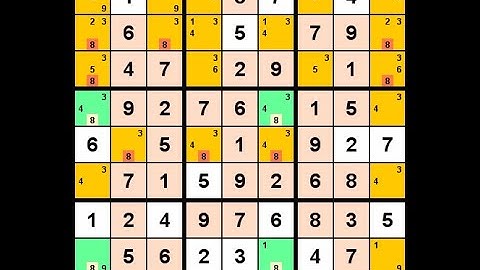 How to Solve Washington Times Sudoku Hard Apr 13, 2020 - v4