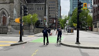 Biking Along Vancouver’s Cycletracks