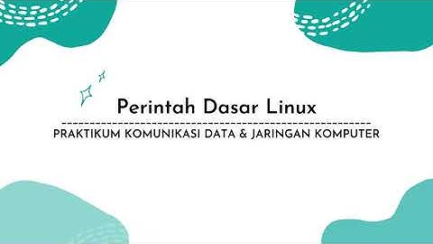 ASISTENSI PRAKTIKUM KOMUNIKASI DATA & JARINGAN KOMPUTER | MODUL 4