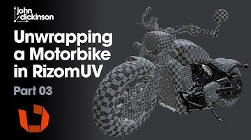 Unwrapping a Motorbike in RizomUV - Part Three