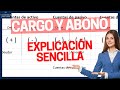 CARGO Y ABONO explicación fácil 👔💼💰