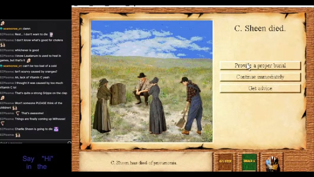 Stream 103:  Oregon Trail II (AKA Organ Entrails Too)