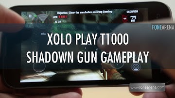 Xolo Play T1000 Gameplay - Shadowgun and Dead Trigger