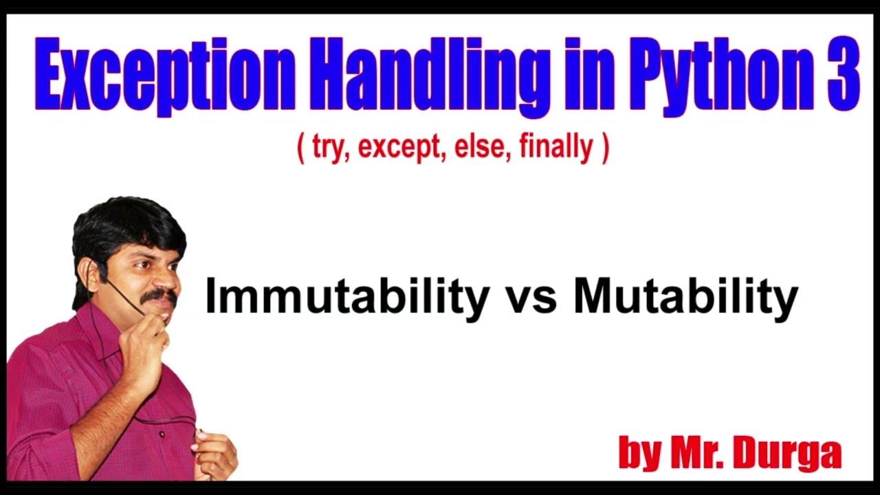36 Immutability vs Mutability - YouTube