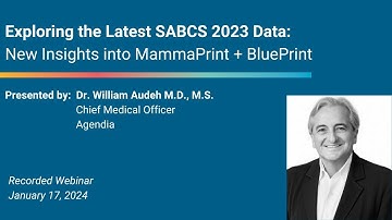 Webinar: Exploring the Latest SABCS 2023 Data New Insights into MammaPrint + BluePrint