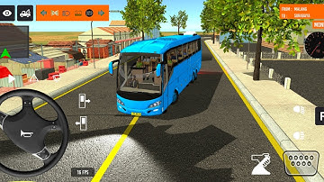 2025 new coach bus simulator 💥 || indonesia bus simulator part-107 #bus #game #simulator #comman  