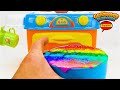 🔴¡Aprenda Formas, Colores y Números para Niños con un Pastel de Cumpleaños de Juguete!🔴