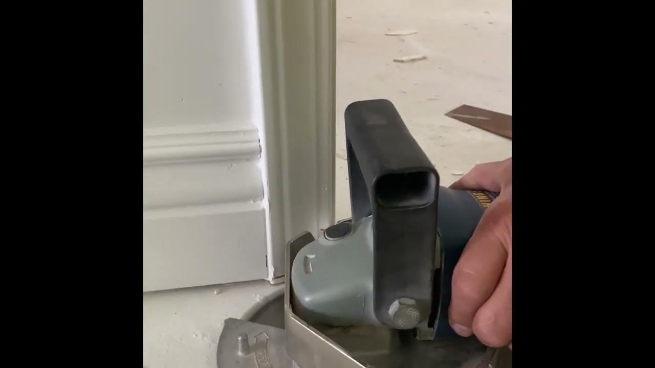 What to use to undercut door jams or thresholds with three different tools YouTube