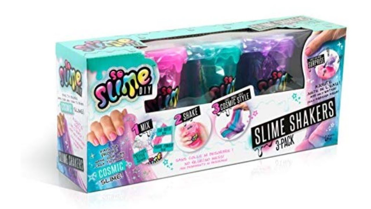 So Slime Diy Shakers Kit Makes 3 Different Slimes And Hidden Surprises 