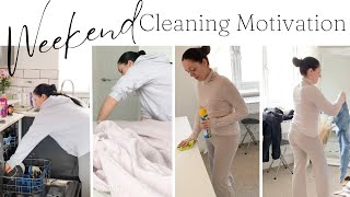 WEEKEND CLEAN WITH ME | Speed Cleaning Motivation | Clean With Me | Realistic Weekend Clean With Me