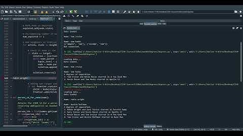 Degrees of separation (CS50ai)