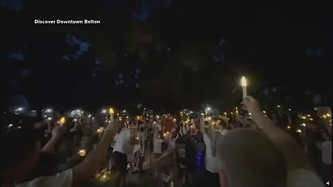 Hundreds gather at Belton, Temple vigils to remember Charlie Kirk