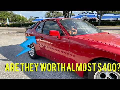 1984 Porsche 944 track car installing air duct quarter windows from GT-Racing.com