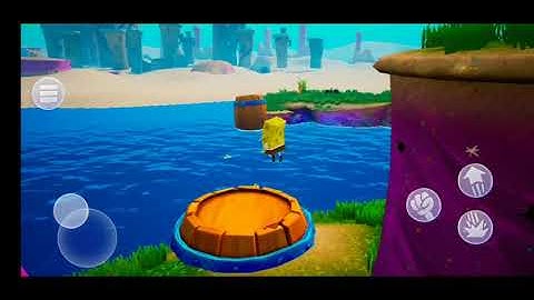 DEFEATING THE ROBOTS - SPONGEBOB SQUAREPANTS: BATTLE FOR BIKINI BOTTOM - ANDROID GAMEPLAY PART 2