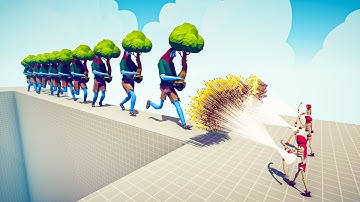 10x TREE GIANT vs 3x EVERY GOD - Totally Accurate Battle Simulator TABS