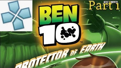 Playing Ben 10 protector of the earth psp emulator part 1