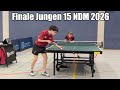 Finale NDM 2026 Jungen 15 O Nagel HaTTV Vs S Grandy BeTTV Highlights