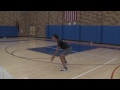 Volleyball Defense Demo, Side View at 100% Speed with Mike Diehl