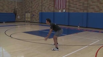 Volleyball Defense Demo, Side View at 100% Speed with Mike Diehl