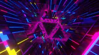#screensaver Triangular Tunnel Neon #DJbackground #yoga #relaxingbackground #calm #vjloops