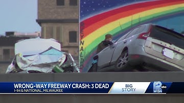 Three dead in wrong-way crash on I-43 in Milwaukee
