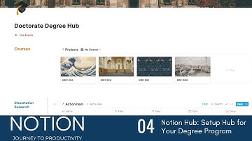 Notion 04: Steps to Creating a Hub in Notion