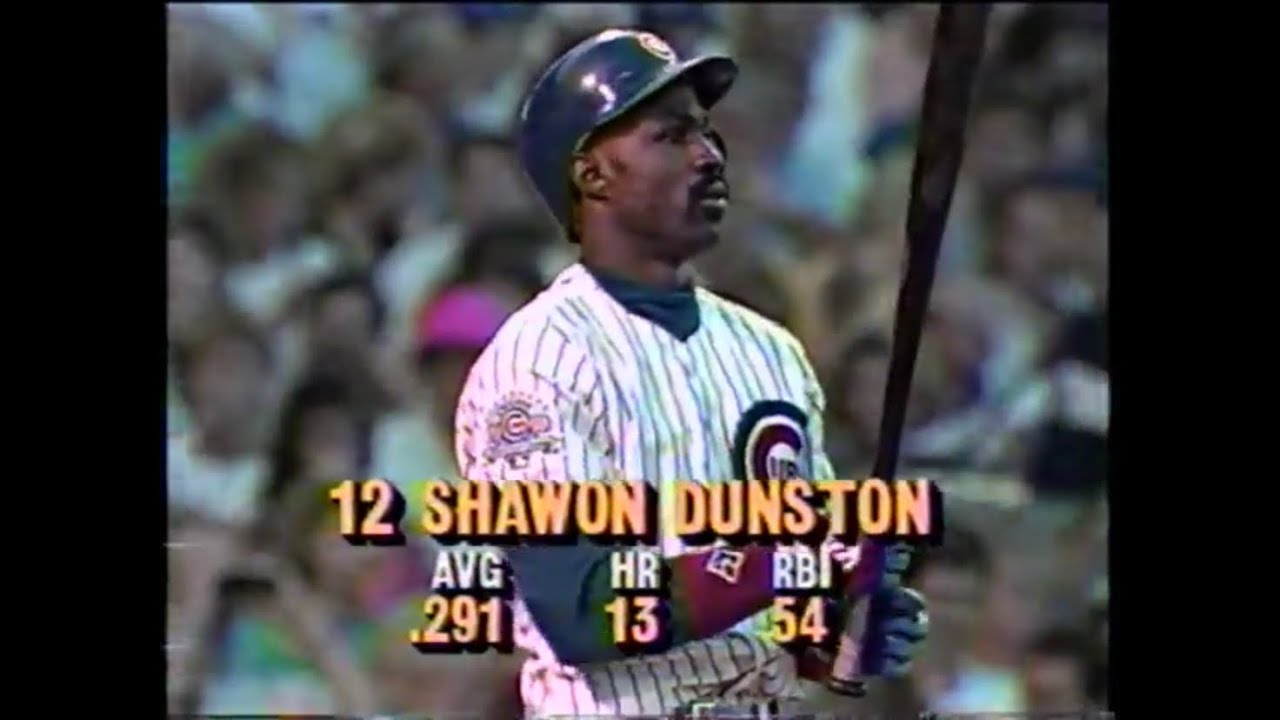 Montreal Expos @ Chicago Cubs - Aug. 4, 1990 - Shawon Dunston, Mike  Aldrete, Tim Wallach, Jeff Pico 