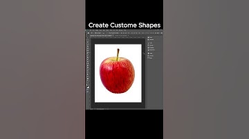 How to create custom shapes in photoshop | Piximperfect #shorts #viralshorts