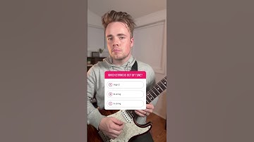 Which string is out of tune?